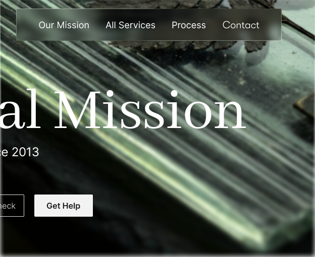 Website design sample being reviewed